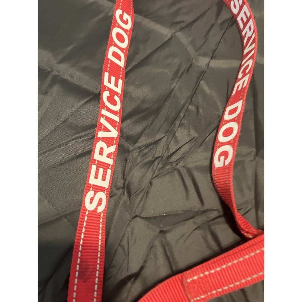 Service Dog Leash Emotional Support Puppy Leash Red Service Dog NWOT
